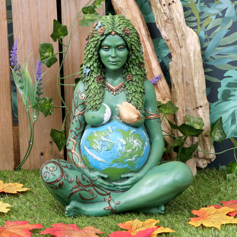 Large Ethereal Mother Earth Gaia Art Statue Painted Figurine Figurines Large (30-50cm) 9