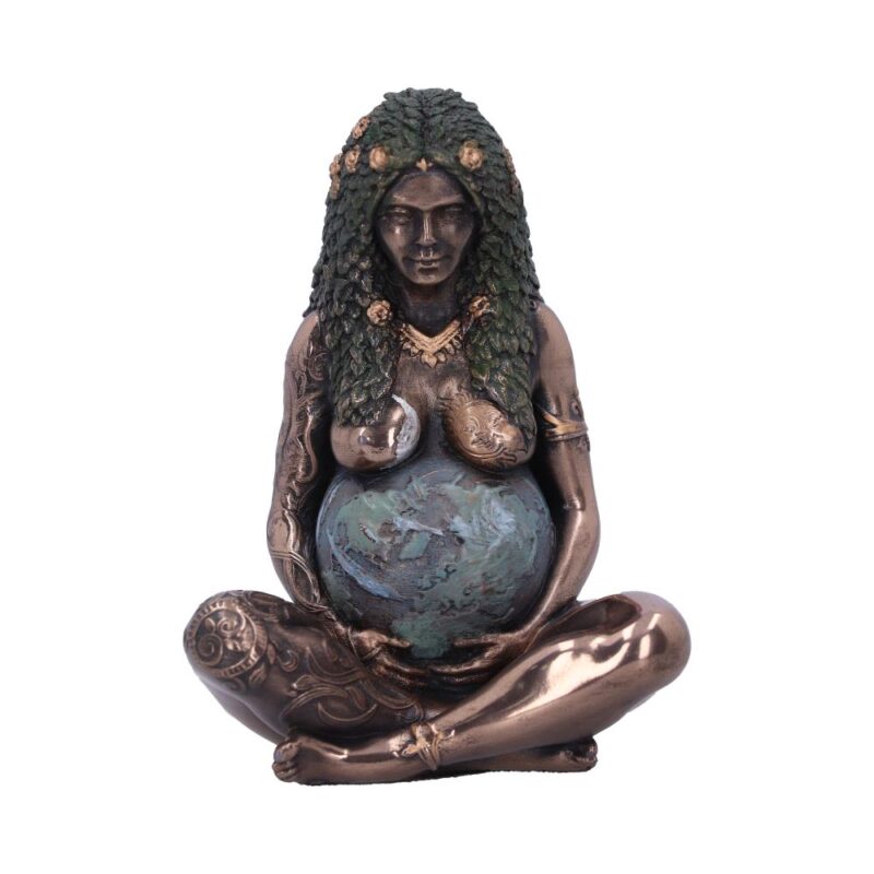 Mini Bronze Mother Earth Art Figurine 8.5cm Figurines Small (Under 15cm)