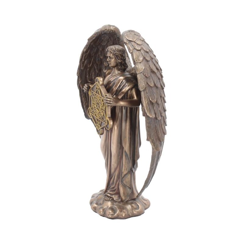 Bronzed Flower Of Life Metatron Archangel Figure  26cm Figurines Medium (15-29cm) 3
