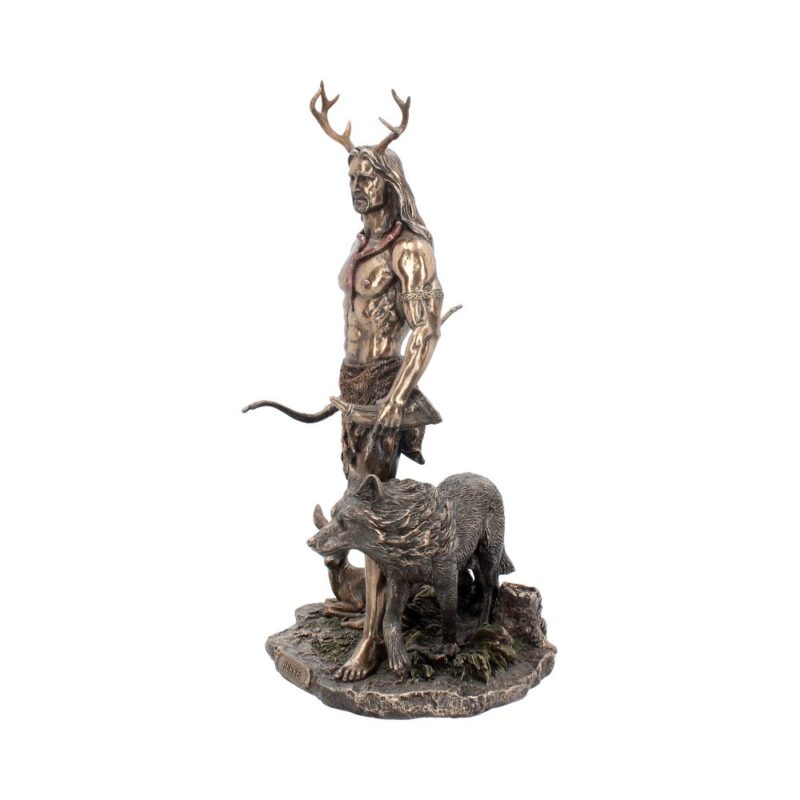 Herne and Animals Folklore Bronzed Figurine Figurines Large (30-50cm) 3