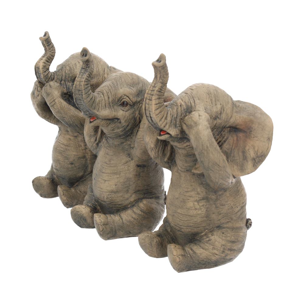 Three Wise Elephants Figurines Animal Ornaments Figurines Medium (15-29cm) 2