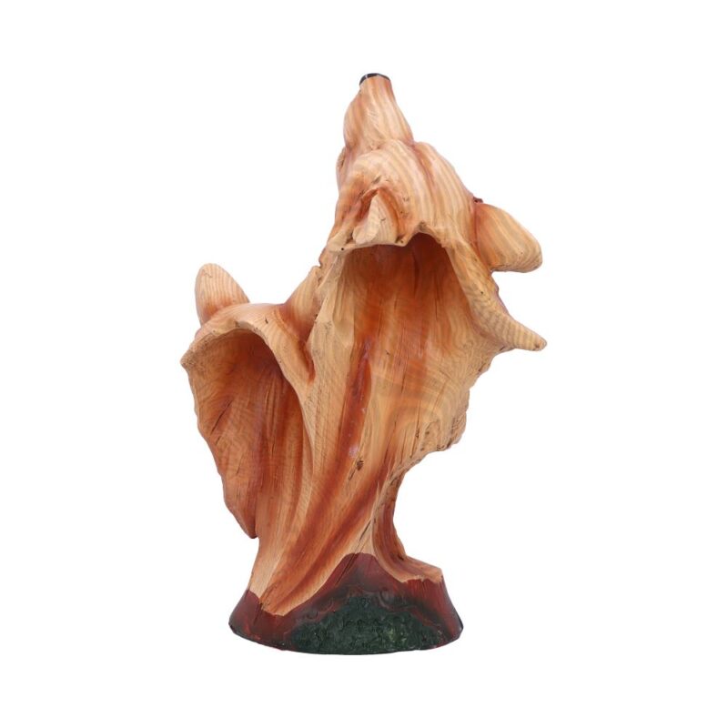Natural Call Howling Wolf Wood Effect Bust Figurines Medium (15-29cm) 5