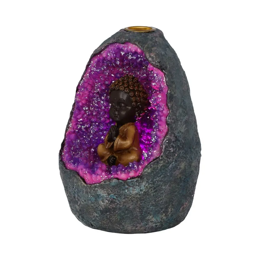 Nemesis Now Zen Geode Baby Buddha Crystal Backflow Incense Burner Homeware 5 Nemesis Now Zen Geode Baby Buddha Crystal Backflow Incense Burner Homeware 5