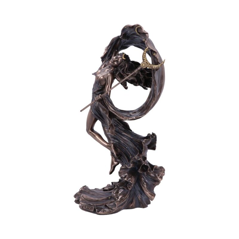 Bronze Nyx Greek Goddess of the Night Starry Sky Figurine Figurines Medium (15-29cm) 3
