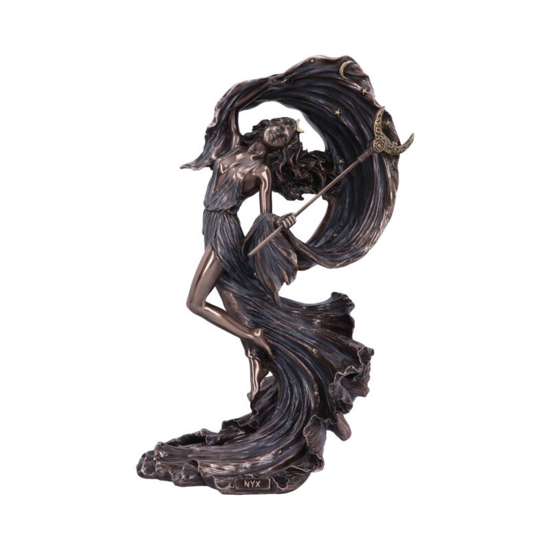 Bronze Nyx Greek Goddess of the Night Starry Sky Figurine Figurines Medium (15-29cm)