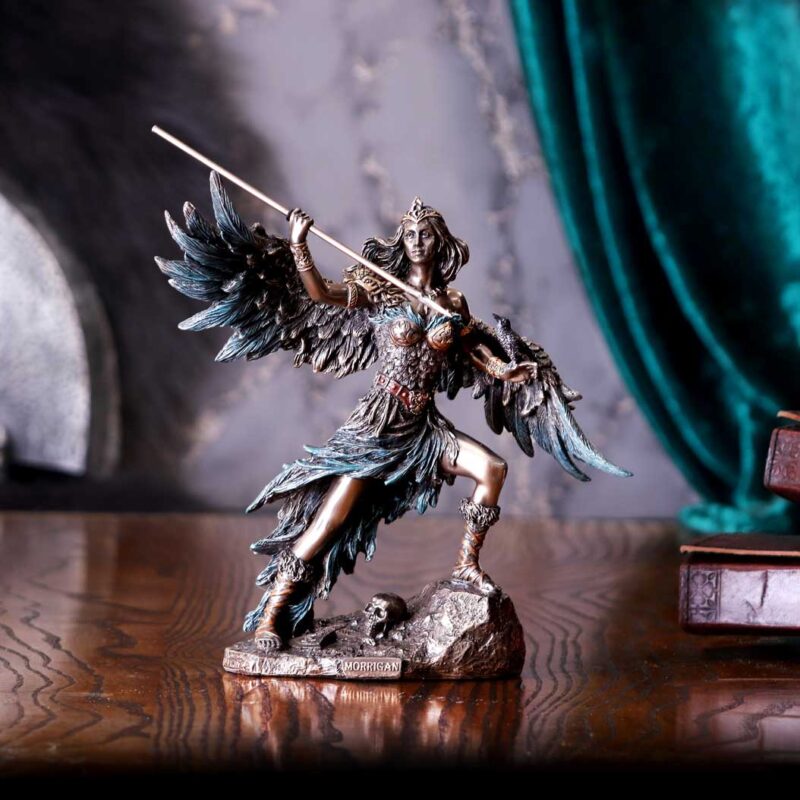 Morrigan – Celtic Phantom Queen Bronze Figurine 22cm Figurines Medium (15-29cm) 9