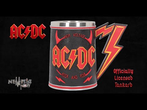 AC/DC High Voltage Rock and Roll Tankard Lighting Horns Mug Homeware 7