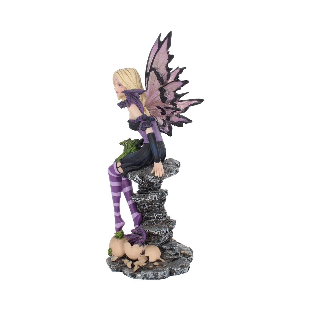 Amethyst and Hatchlings 25.5cm Purple Fairy and Baby Dragon Figurine Figurines Medium (15-29cm) 2