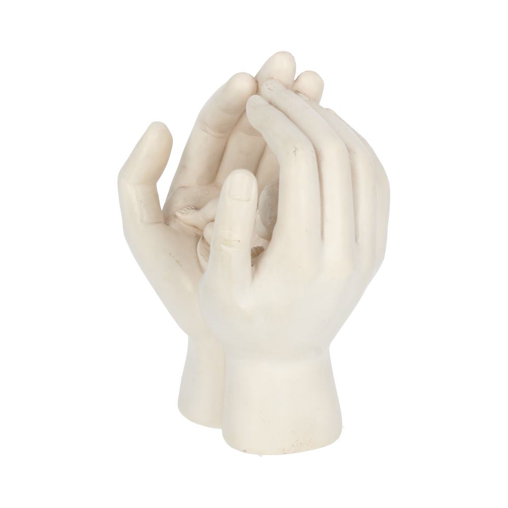 Large Shelter 17.5cm Baby in Cradled Hand Figurine Figurines Medium (15-29cm) 2