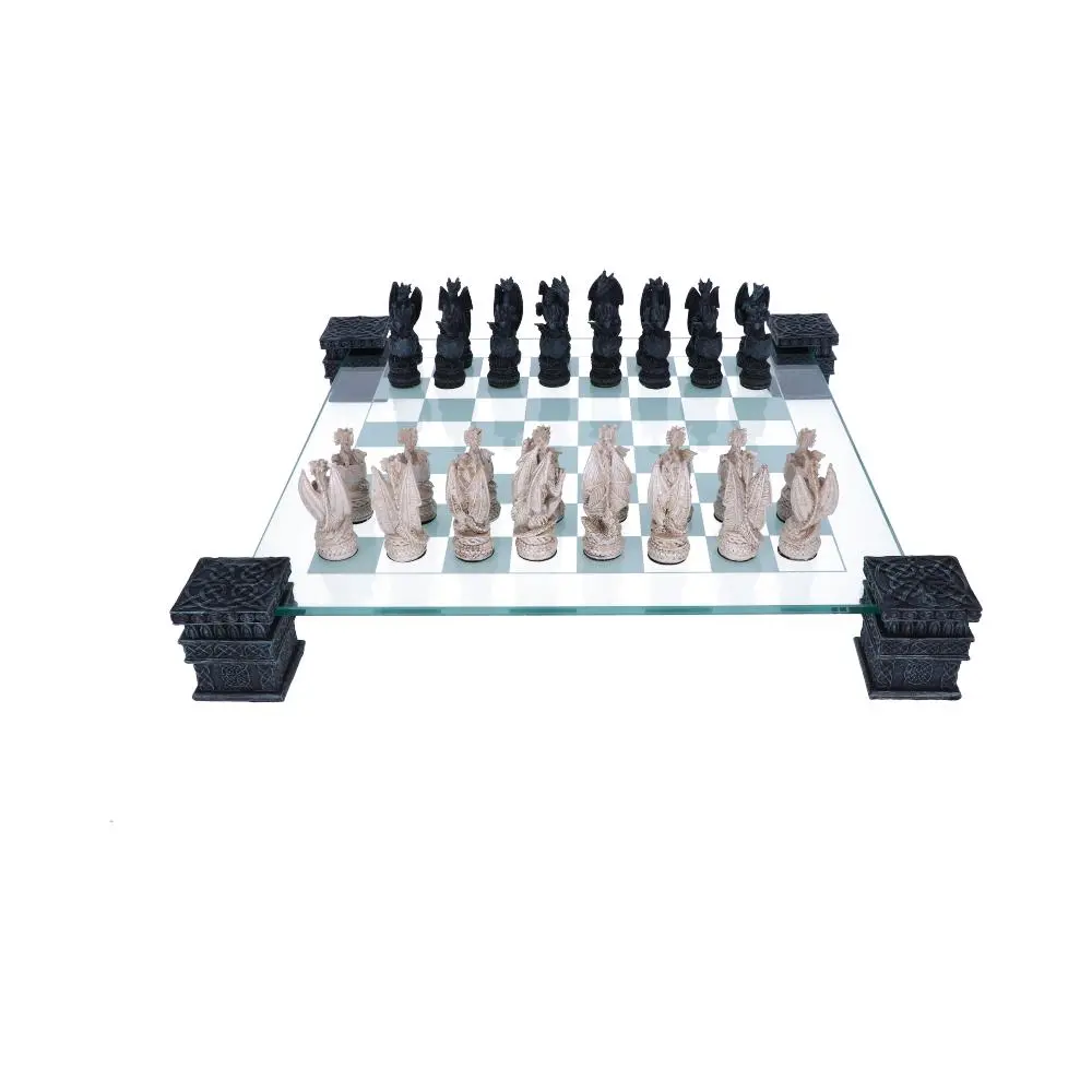 Nemesis Now Raised Fantasy Dragon Chess Set With Corner Towers 43cm Chess Sets 5 Nemesis Now Raised Fantasy Dragon Chess Set With Corner Towers 43cm Chess Sets 5