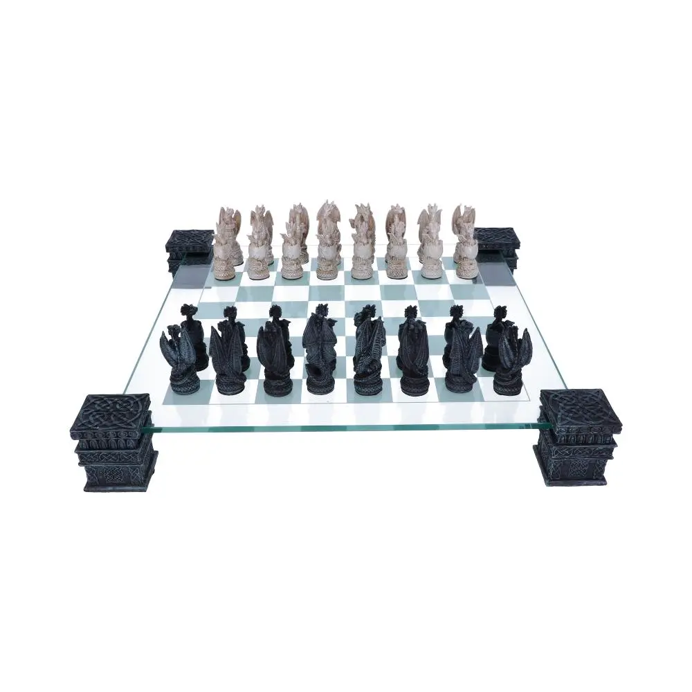 Nemesis Now Raised Fantasy Dragon Chess Set With Corner Towers 43cm Chess Sets 9 Nemesis Now Raised Fantasy Dragon Chess Set With Corner Towers 43cm Chess Sets 9