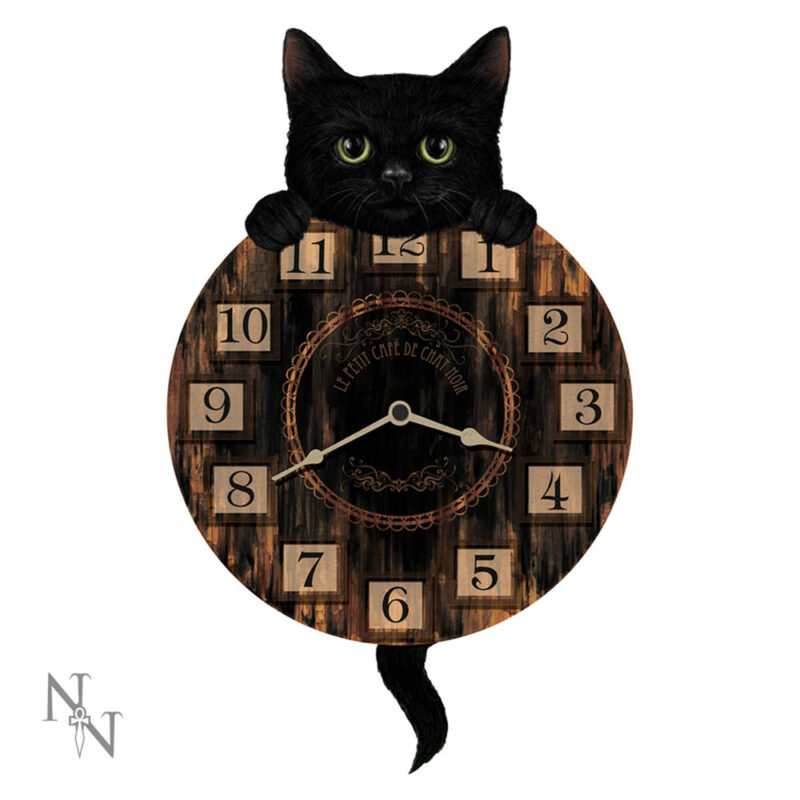 Kitten Tickin’ Cat Pendulum Clock Clocks