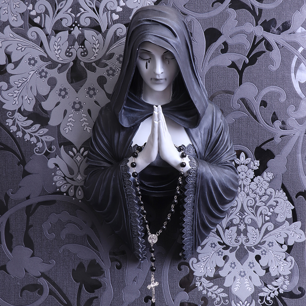 Gothic Prayer Wall Plaque Designed By Anne Stokes 39cm Home Décor 2