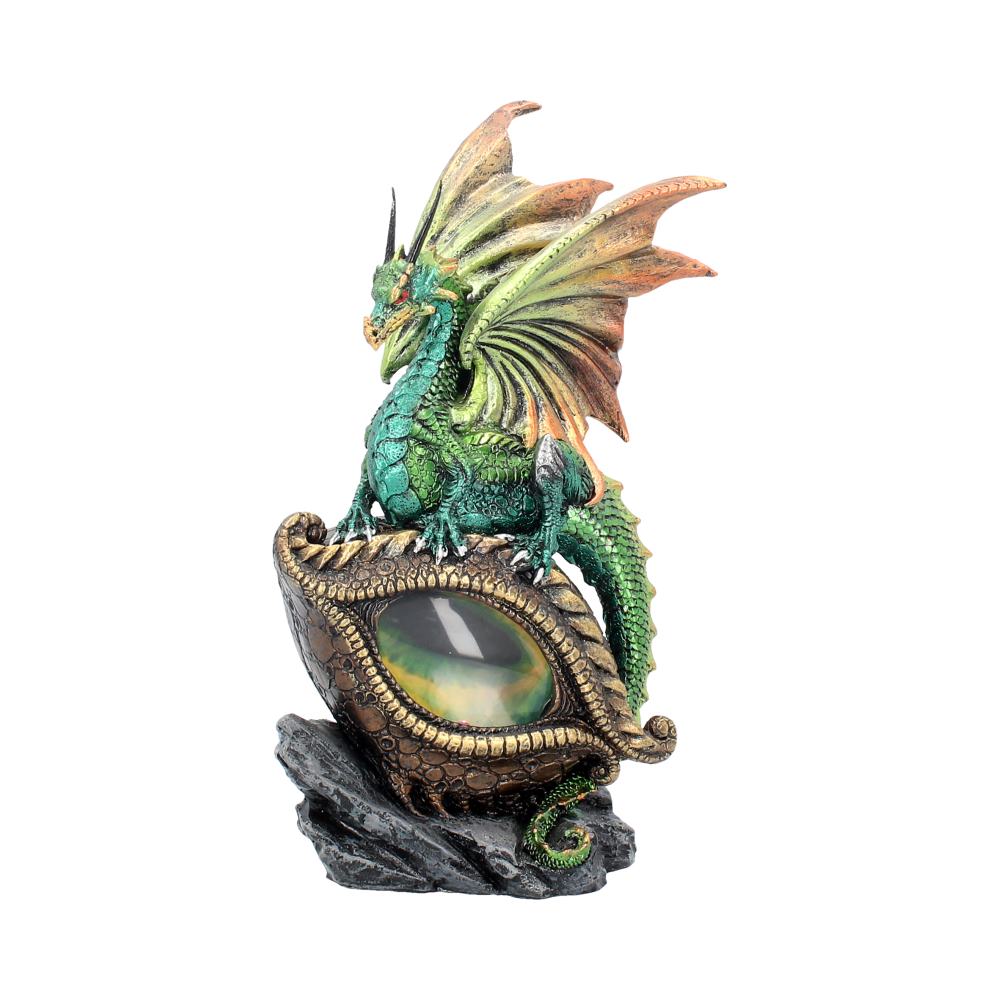 Emerald Green Eye Of The Dragon Light Up Figurine Figurines Medium (15-29cm)
