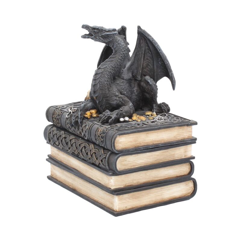 Secrets of the Dragon Box Gothic Skull Books Trinket Box Boxes & Storage 5