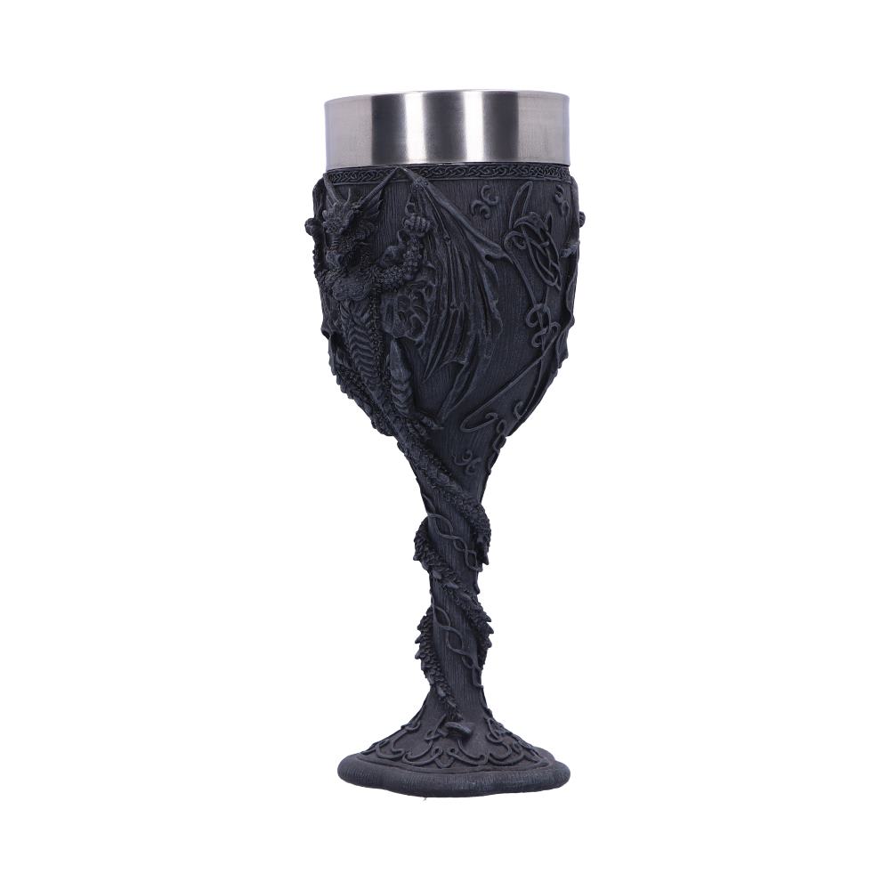 Final Offering Gothic Dragon Goblet 19cm Goblets & Chalices 2