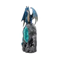 Nemesis Now Frostwing’s Gateway Figurine Blue Dragon Crystal Light Up Ornament 27cm Figurines Medium (15-29cm) 2
