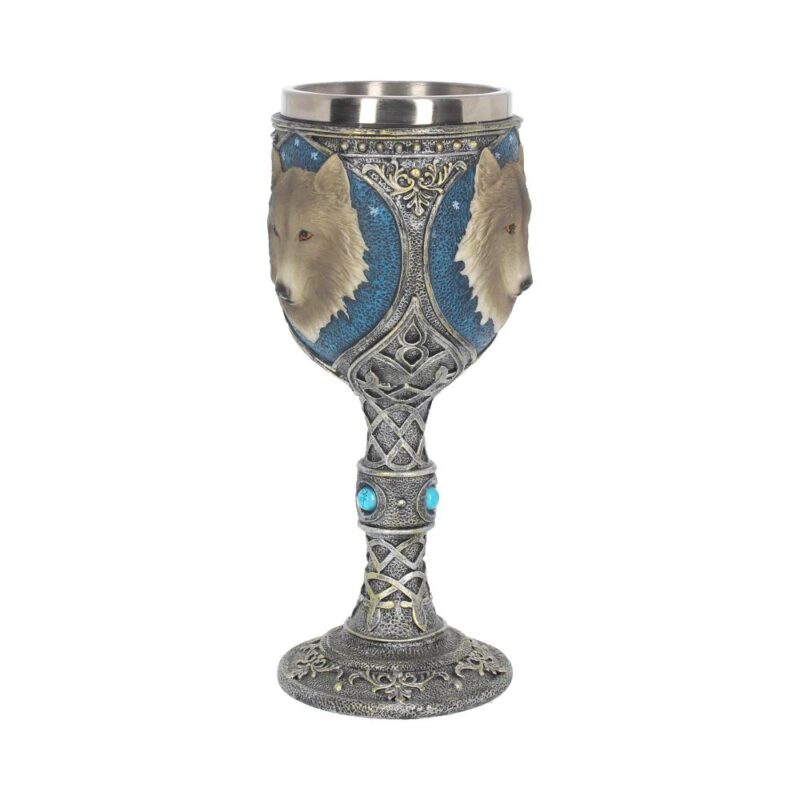 Lone Wolf Grey Animal Goblet 19.5cm Goblets & Chalices 3