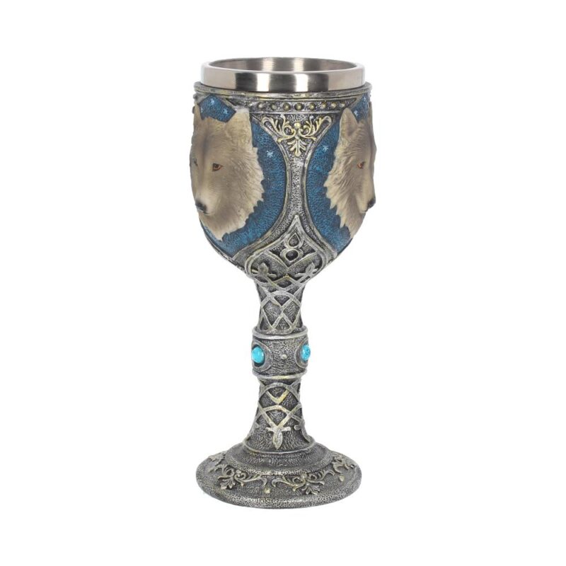 Lone Wolf Grey Animal Goblet 19.5cm Goblets & Chalices 7