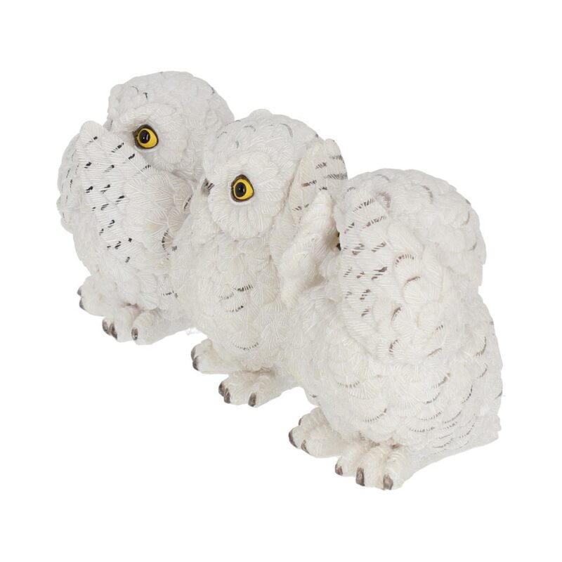 Three Wise Owls Resin Figurines 8cm Figurines Small (Under 15cm) 3