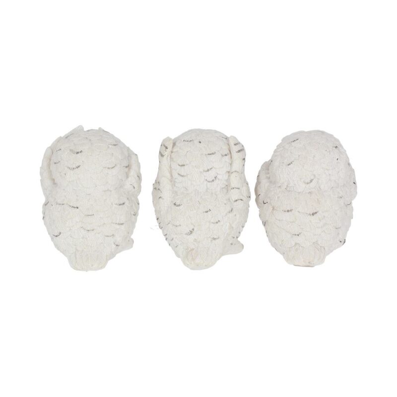Three Wise Owls Resin Figurines 8cm Figurines Small (Under 15cm) 7