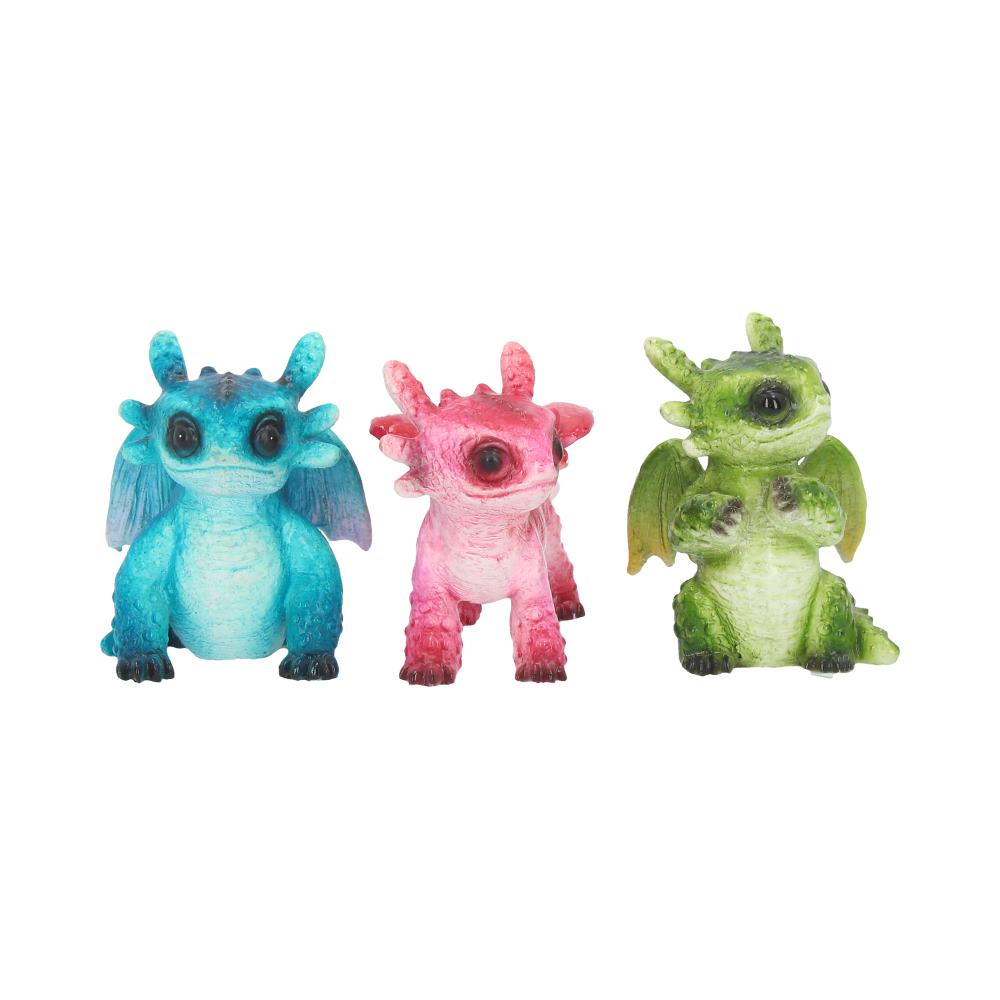 Tiny Dragons (Set of 3) 6.5cm Figurines Small (Under 15cm)