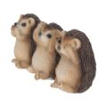 Three Wise Hedgehog Figurines 8.5cm Figurines Small (Under 15cm) 4