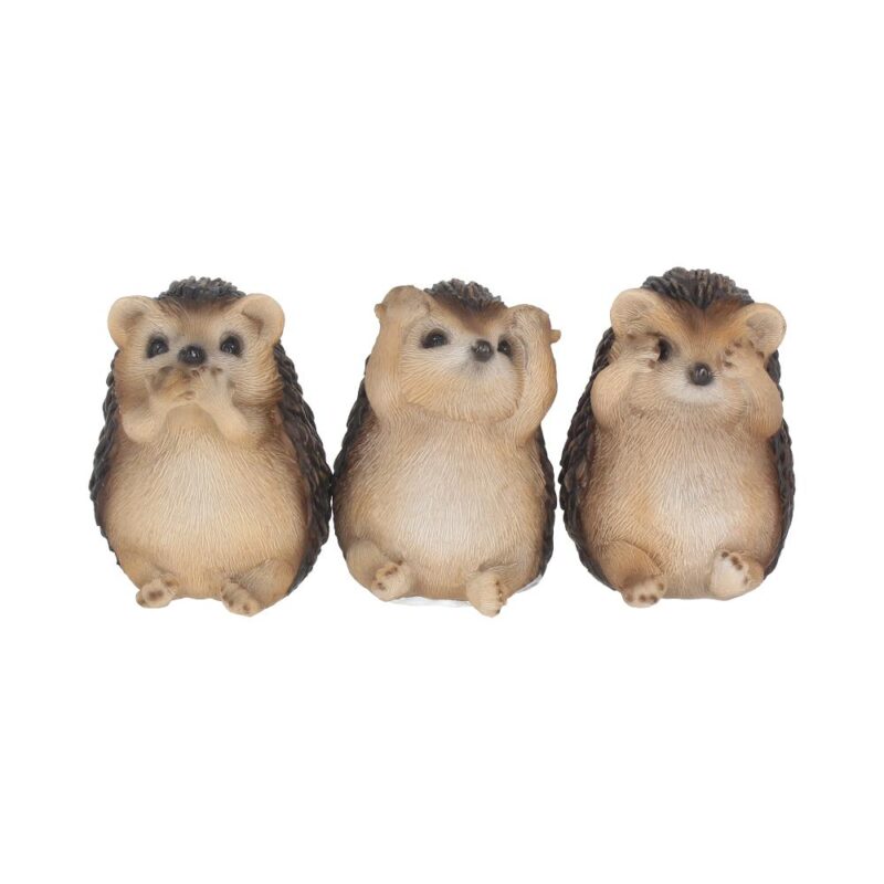 Three Wise Hedgehog Figurines 8.5cm Figurines Small (Under 15cm)
