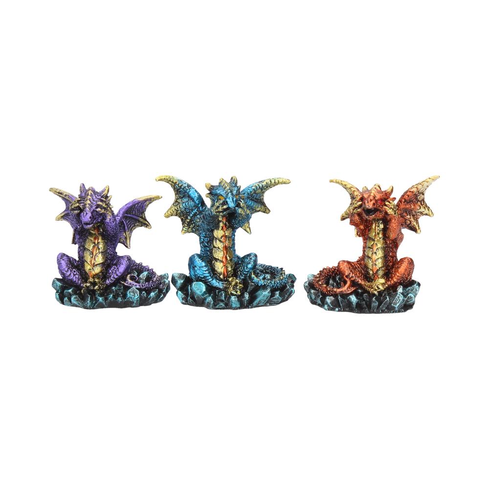 Three Wise Dragons (Set of 3) Figurines Small (Under 15cm)