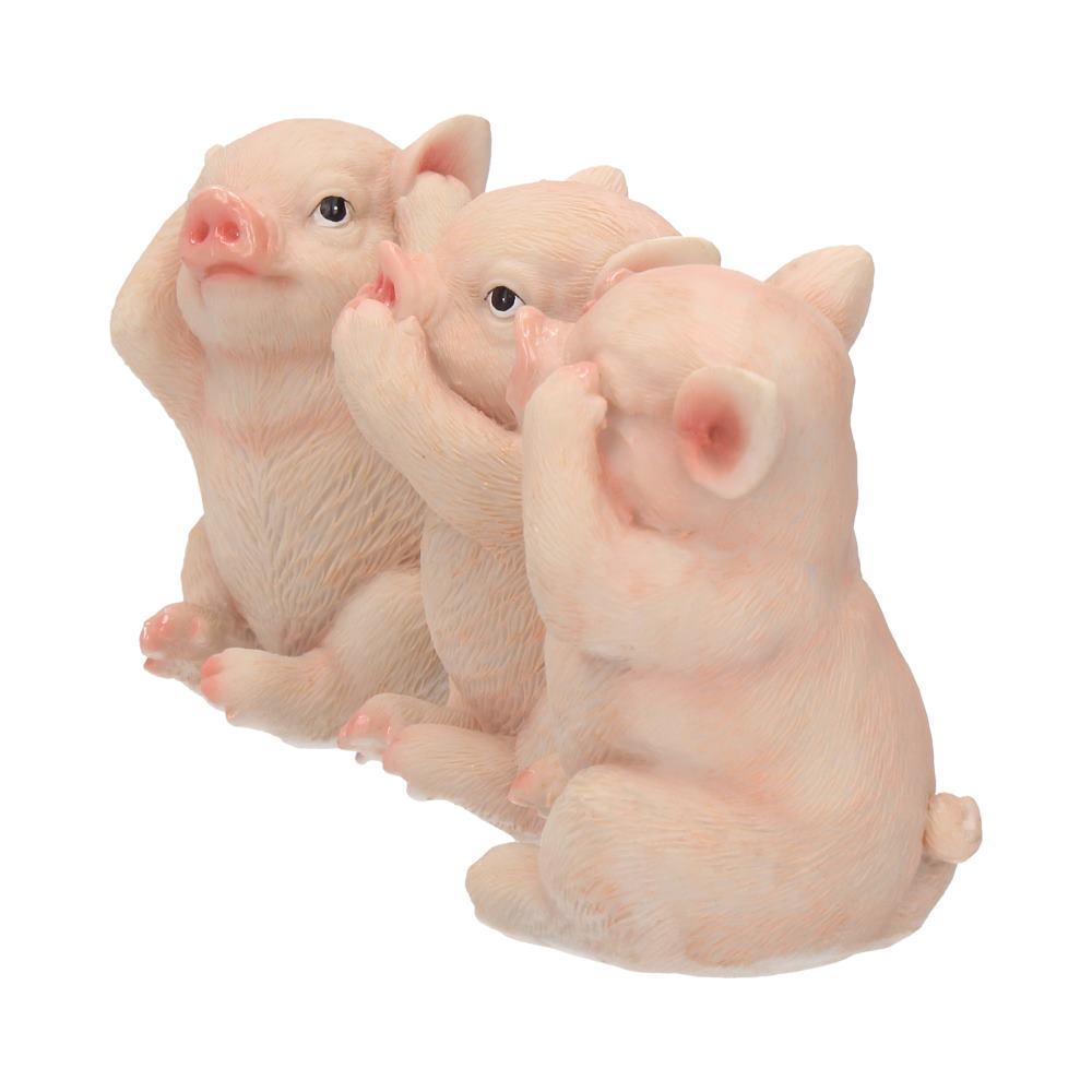 Three Wise Pigs 9.5cm Figurines Small (Under 15cm) 2