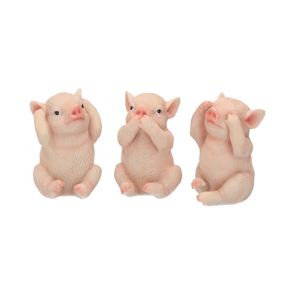 Three Wise Pigs 9.5cm Figurines Small (Under 15cm)