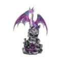 Loyal Defender Figurine Fantasy Gothic Dragon and Skull Ornament Figurines Medium (15-29cm) 2