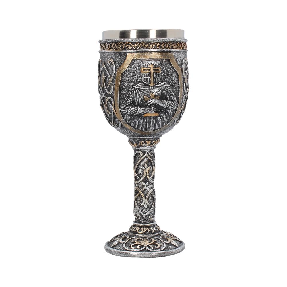 Armoured Medival Knight Soldier Goblet 19cm Goblets & Chalices