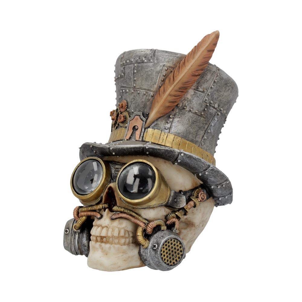 Count Archibald Steampunk Top Hat Skull 19.5cm Figurines Medium (15-29cm) 2