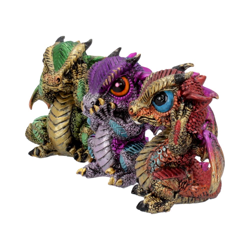 Three Wiselings Figurines Dragon Dragonling Ornaments Figurines Medium (15-29cm) 2