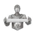 Brave Silver Knight Toilet Paper Holder 20cm Homeware 6