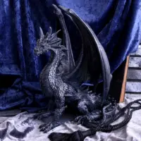 Nemesis Now Black Wing Dragon Figure 37cm Figurines Large (30-50cm) 2