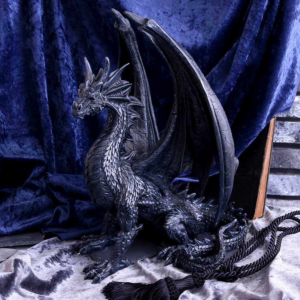 Black Wing Dragon Figure 37cm Figurines Large (30-50cm) 2