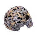 Tribal Traditions Small Metallic Skull Ornament Figurines Medium (15-29cm) 8