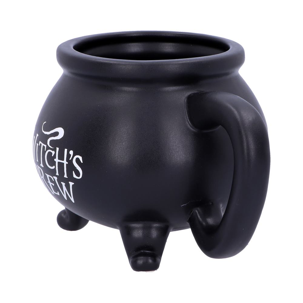 Smooth Black Witch’s Brew Cauldron Mug Homeware 2