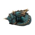 Dozing Dragon Sleeping Green Dragon Ornament Figurines Medium (15-29cm) 10