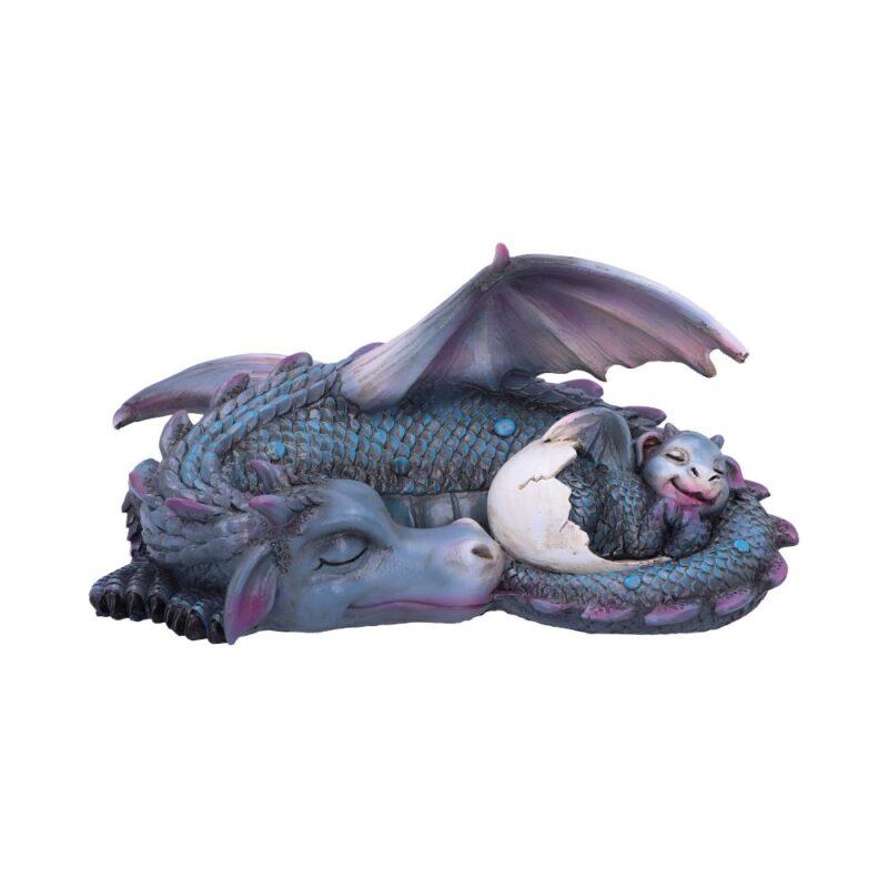 Dream a Little Dream Blue Dragon and Hatchling Sleeping Figurine Figurines Medium (15-29cm)