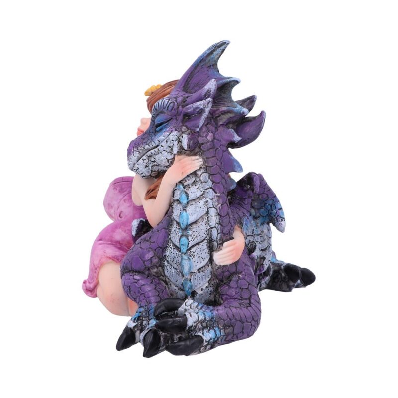 Companion Cuddle Fairy and Purple Dragon Hugging Figurine Figurines Medium (15-29cm) 3