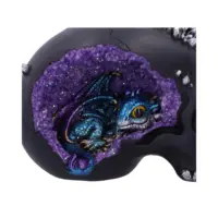 Nemesis Now Crystal Cave Small Dragon Hiding within a Crystal Skull 16.5cm Figurines Medium (15-29cm) 2