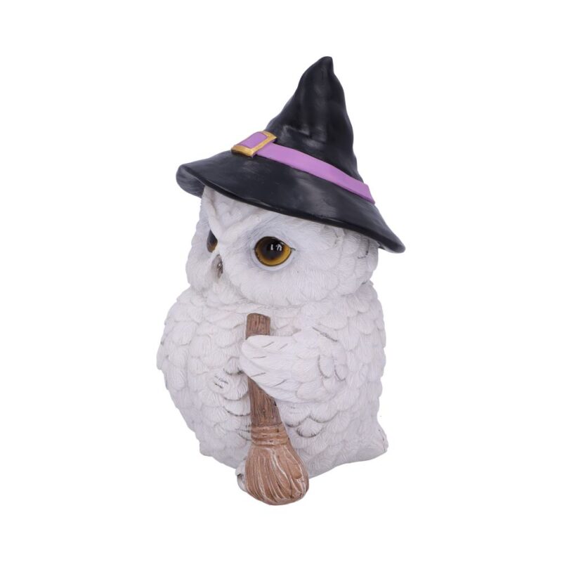 Snowy Magic Witch Owl Familiar Figurine Figurines Medium (15-29cm) 3