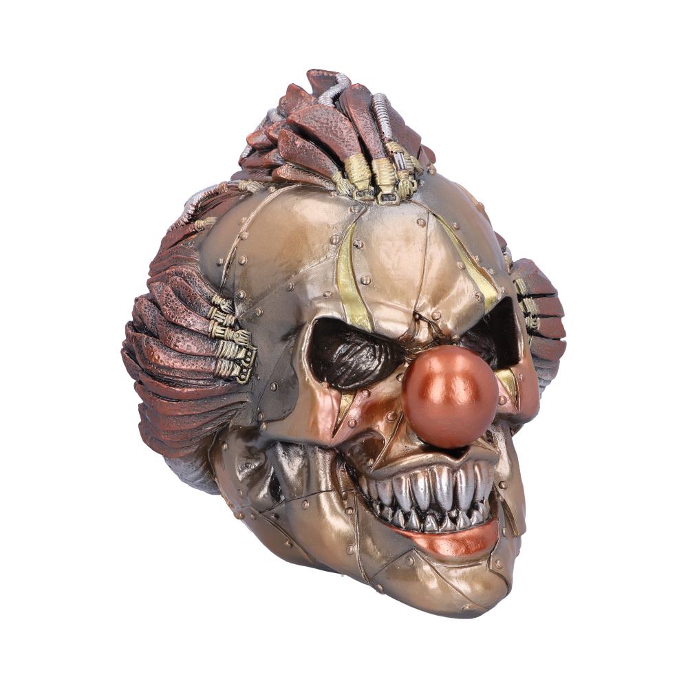 Mechanical Laughter Horror Steampunk Clown Skull Ornament Figurines Medium (15-29cm)