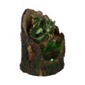 Arboreal Hatchling Green Dragon in Tree Trunk Light Up Figurine Figurines Small (Under 15cm) 8