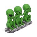 Three Wise Martians 16cm See No Hear No Speak No Evil Alien Figurines Figurines Medium (15-29cm) 6