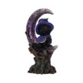 Grimalkin Witches Familiar Black Cat and Crescent Moon Figurine Figurines Medium (15-29cm) 4