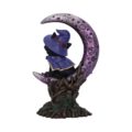Grimalkin Witches Familiar Black Cat and Crescent Moon Figurine Figurines Medium (15-29cm) 6